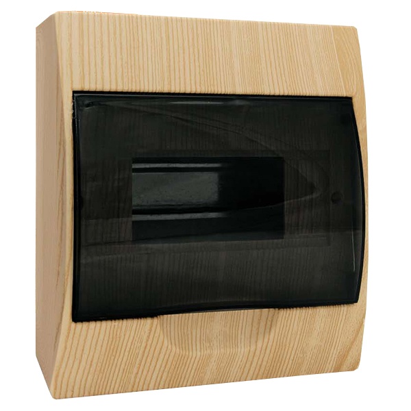 Щит распределительный навесной TDM на 8 модулей под дерево Сосна