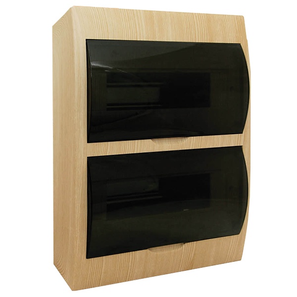 Щит распределительный навесной TDM на 24 модуля (2х12) под дерево Сосна