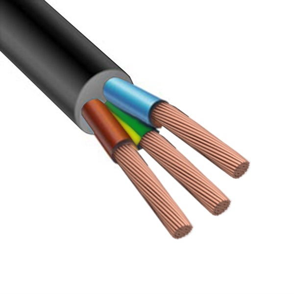 Провод соединительный Конкорд ПВСнг(А)-LS 3х6 черный малодымный ГОСТ 7399