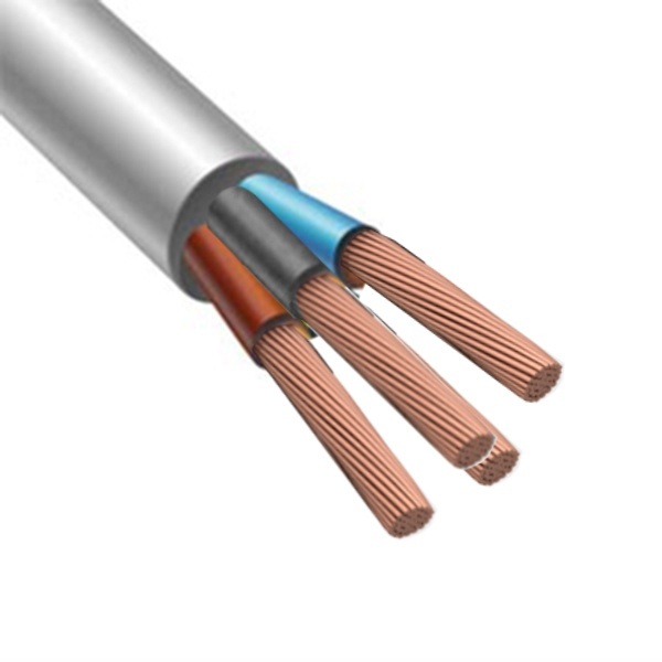 Провод соединительный Конкорд ПВСнг(А)-LS 4х0,75 белый малодымный ГОСТ 7399