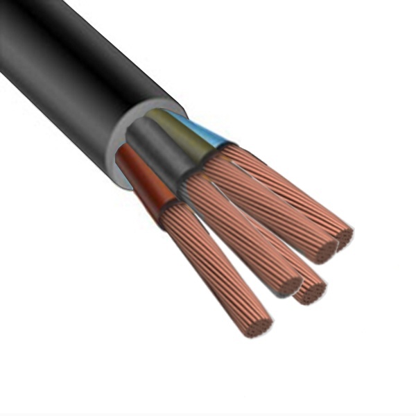 Провод соединительный Конкорд ПВСнг(А)-LS 5х2,5 черный малодымный ГОСТ 7399