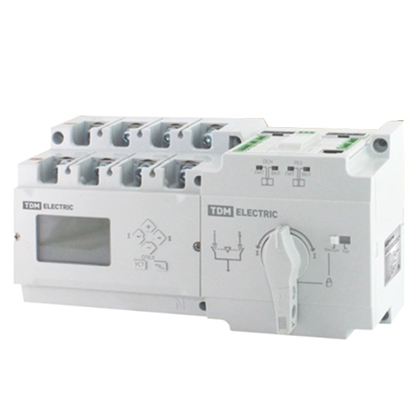 Устройство автоматического ввода резерва TDM АВР-ПНД 4П 250А 380В с дисплеем