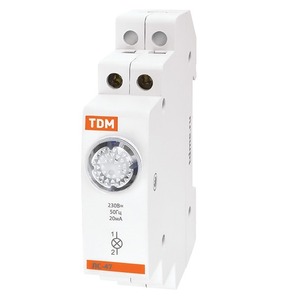 Лампа сигнальная TDM ЛС-47 зеленая (LED) 230В 50Гц