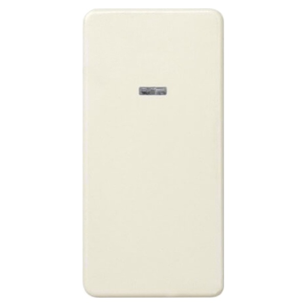 Выключатель одноклавишный проходной Simon 27 с 3-х мест с подсветкой 10А узкий мод., слоновая кость (бежевый)