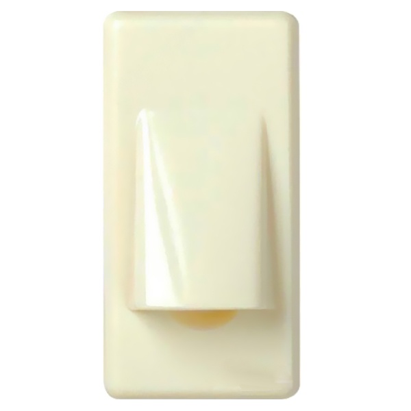 Кабельный вывод Simon 27 с фиксатором для кабеля узкий модуль, слоновая кость (бежевый)