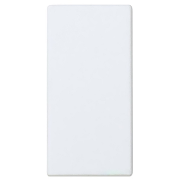 Заглушка Simon 27 узкий модуль, белый