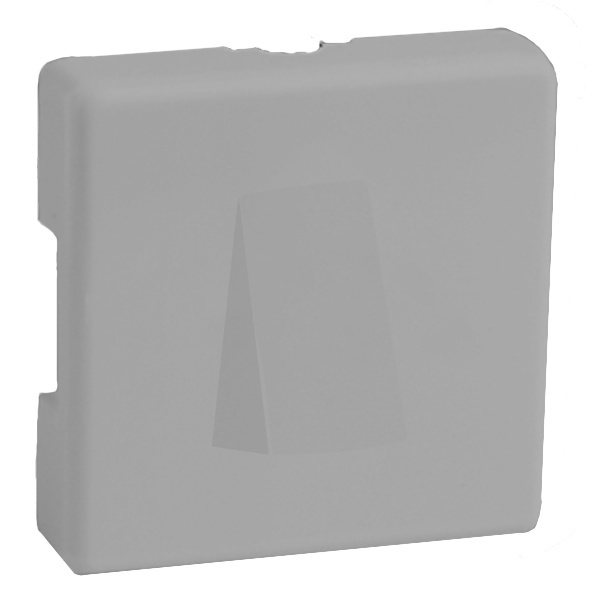 Кабельный вывод Simon 27 с фиксатором для кабеля широкий модуль, серый