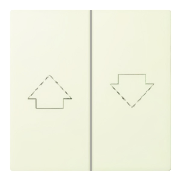 Клавиша Simon 27 2-х клавишного выключателя 75331-39 для жалюзи со знаком Стрелка, слоновая кость (бежевый)