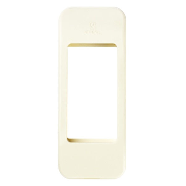 Рамка Simon 27 узкая с суппортом на 1 узкий модуль 32х82мм, слоновая кость (бежевый)