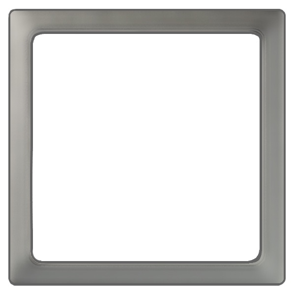 Вставка декоративная в рамку базовую с вырезом Simon 27 Play, прозрачный серый