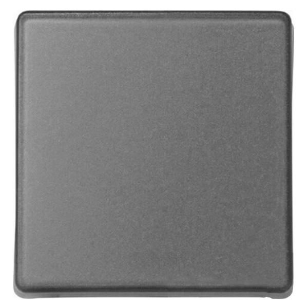 Клавиша декоративная сменная для выключателя (широкий модуль) Simon 27 Play, прозрачный серый