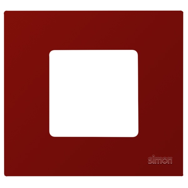 Накладка декоративная на рамку базовую Simon 27 1 пост Play Arctic, красный