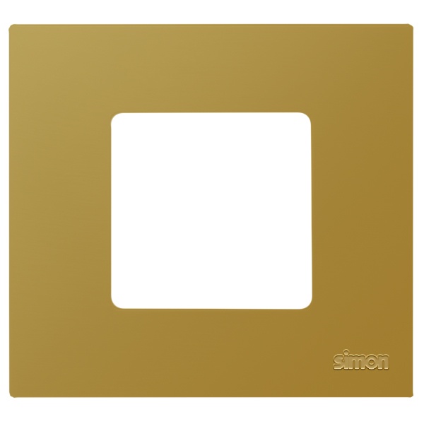Накладка декоративная на рамку базовую Simon 27 1 пост Play Arctic, жёлтый