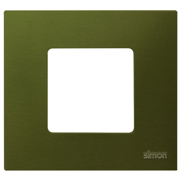 Накладка декоративная на рамку базовую Simon 27 1 пост Play Arctic, зелёный