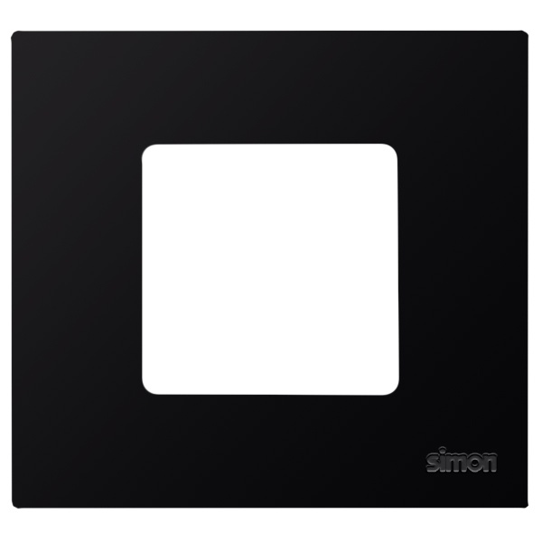 Накладка декоративная на рамку базовую Simon 27 1 пост Play Arctic, черный