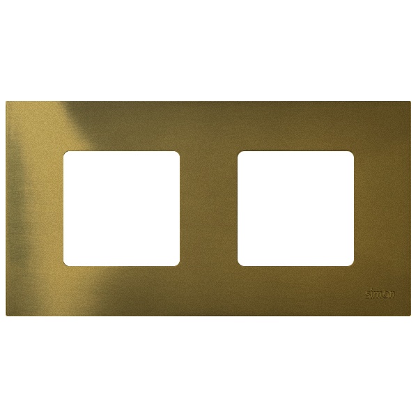 Накладка декоративная на рамку базовую Simon 27 2 поста Play Arctic, жёлтый