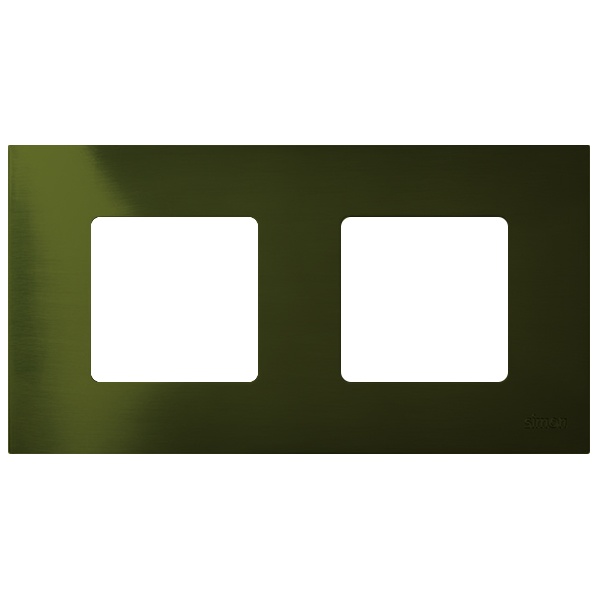 Накладка декоративная на рамку базовую Simon 27 2 поста Play Arctic, зелёный