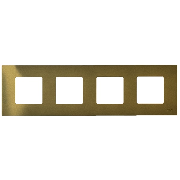 Накладка декоративная на рамку базовую Simon 27 4 поста Play Arctic, жёлтый