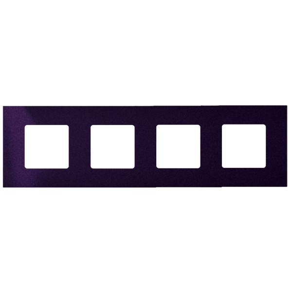 Накладка декоративная на рамку базовую Simon 27 4 поста Play Arctic, синий