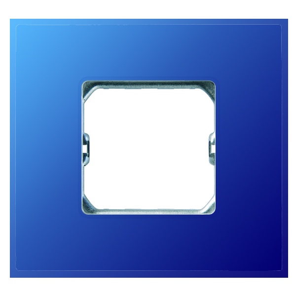 Рамка Simon 27 Neos 1 пост (+суппорт), матовый васильковый