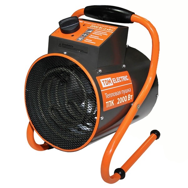 Тепловая пушка ТПК  TDM в круглом корпусе 2 кВт 220В
