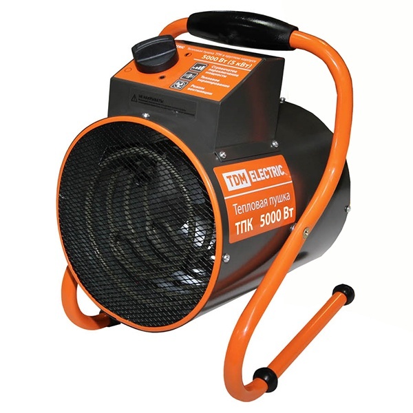 Тепловая пушка ТПК TDM в круглом корпусе 5 кВт 220В