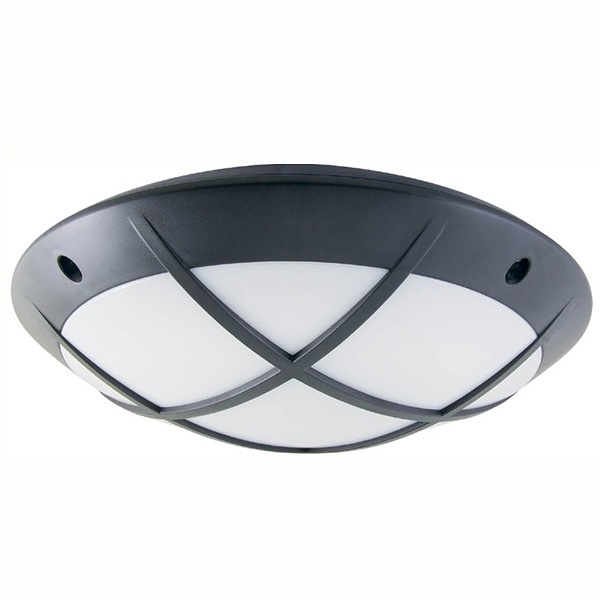 Светильник TDM НБУ 05-60-003 Альтан 2 черный с решеткой IP64