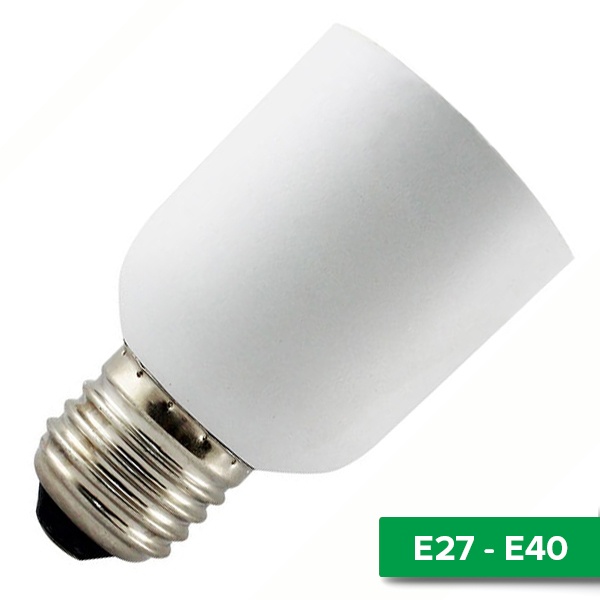 Патрон-переходник TDM с E27 на E40 белый