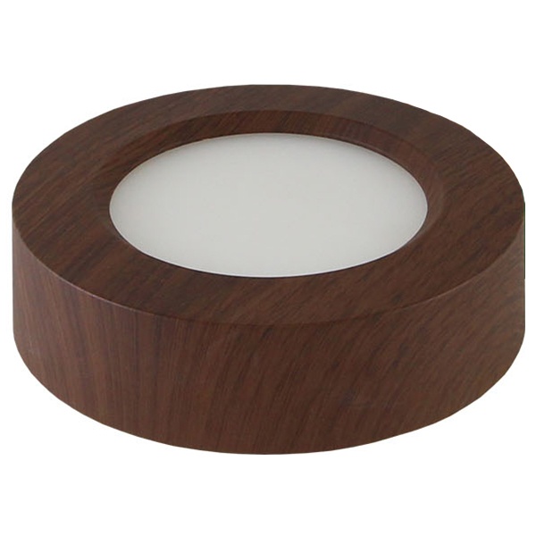 Светильник светодиодный TDM накладной круг Даунлайт СПО 6 Вт 3000K (венге) 120х32мм