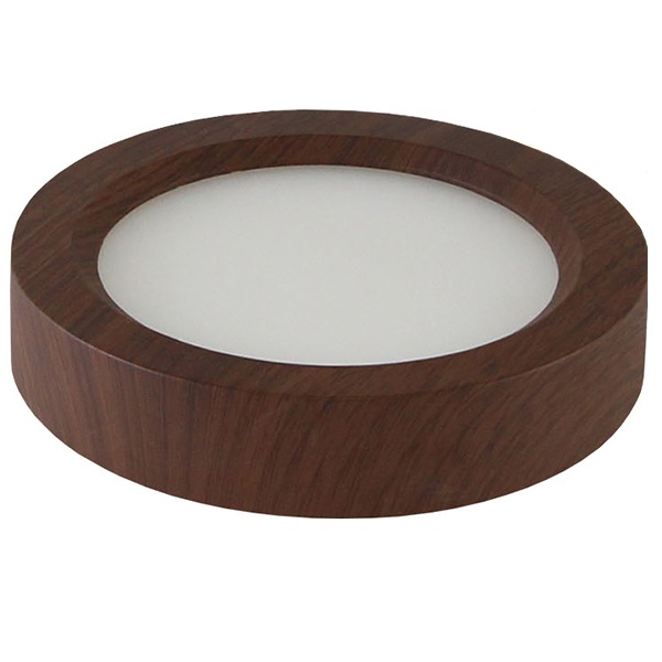 Светильник светодиодный TDM накладной круг Даунлайт СПО 12 Вт 3000K (венге) 170х32мм