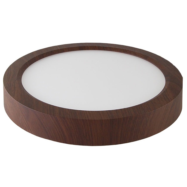 Светильник светодиодный TDM накладной круг Даунлайт СПО 18 Вт 3000K (венге) 225х32мм