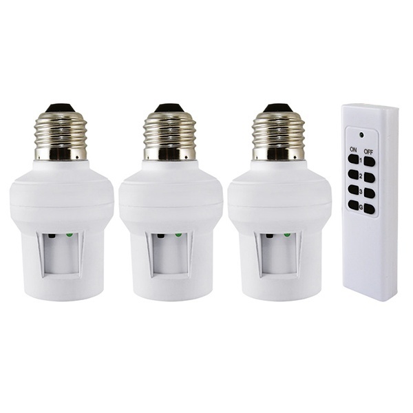 Комплект для беспроводного управления освещением TDM ПУ3-П1.3-Е27 (3 приемника) Уютный дом