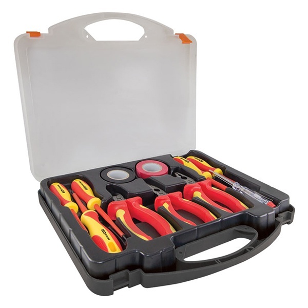 Набор диэлектрического инструмента TDM №2, пласт. чемодан, 11 предметов, 1000В, “ЭкспертЭлектрик”