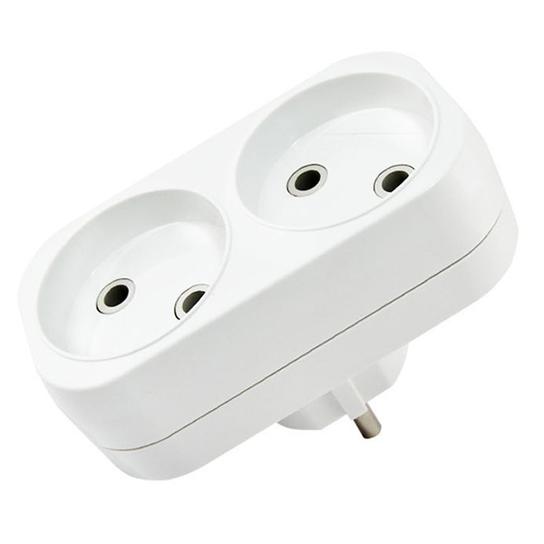 Блок TDM на 2 гнезда 2П б/з плоский 6А 250B