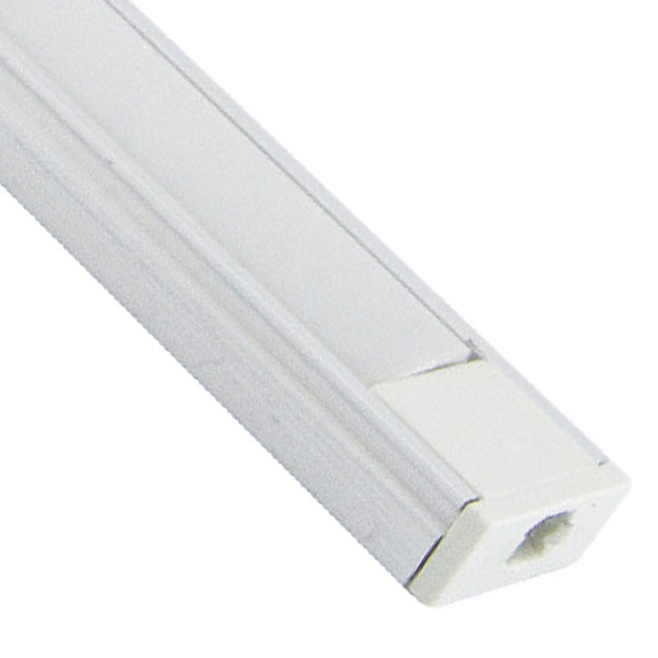 Профиль для светодиодной ленты TDM 1506 1м. комплект, накладной, матовый рассеиватель L1000x15x6mm