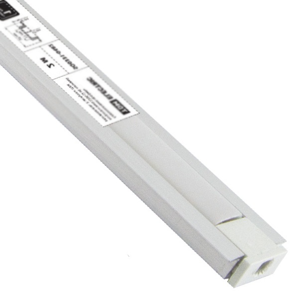 Профиль для светодиодной ленты TDM 2206 2м комплект встраиваемый матовый рассеиватель L2000x22x6mm