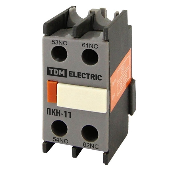 Приставка контактная TDM ПКН-11 (доп. контакты 1з+1р)