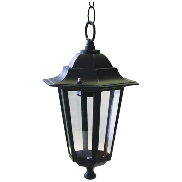 Светильник садово-парковый TDM 6060-05 шестигранник, 60Вт, подвес, черный