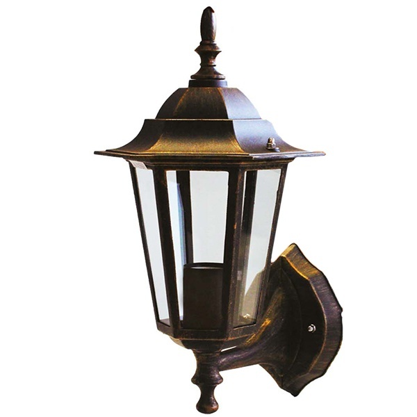 Светильник садово-парковый TDM 6100-11 шестигранник, 100Вт, вверх, бронза