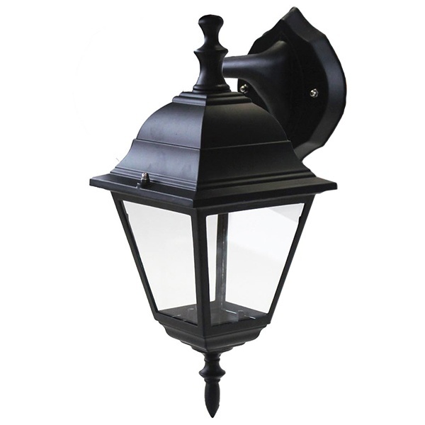 Светильник садово-парковый TDM 4060-02 четырехгранник, 60Вт, вниз, черный