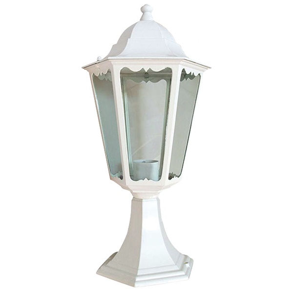 Светильник садово-парковый TDM 6060-24 шестигранник, 60Вт, стойка, белый