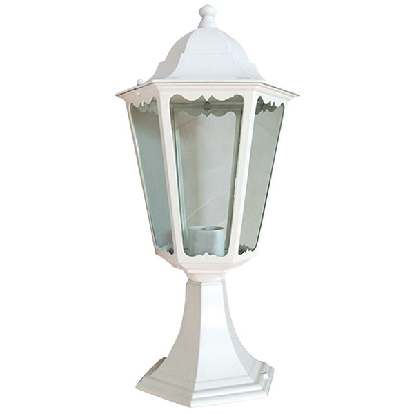 Светильник садово-парковый TDM 6100-24 шестигранник, 100Вт, стойка, белый