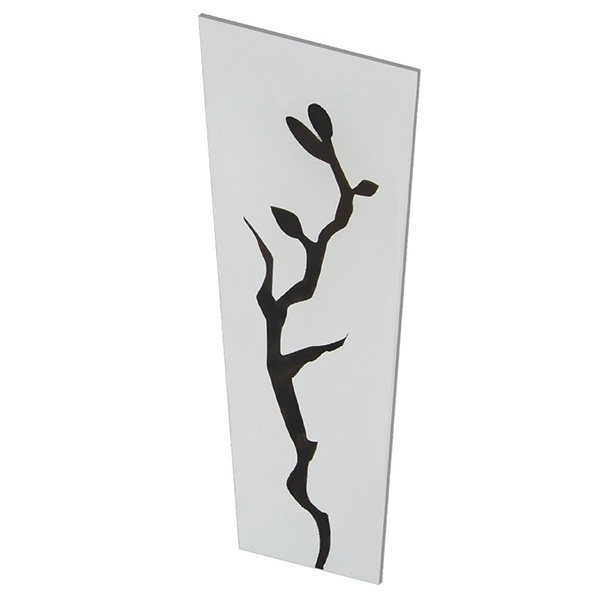 Стекло матовое TDM Сакура (комплект 6 шт.) для светильников 6060 шестигранник (металл)