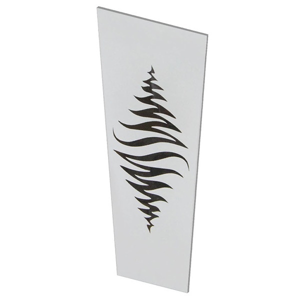 Стекло матовое TDM Вихрь (комплект 6 шт.) для светильников 6060 шестигранник (металл)