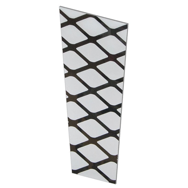 Стекло матовое TDM Решетка (комплект 6 шт.) для светильников 6060 шестигранник (металл)