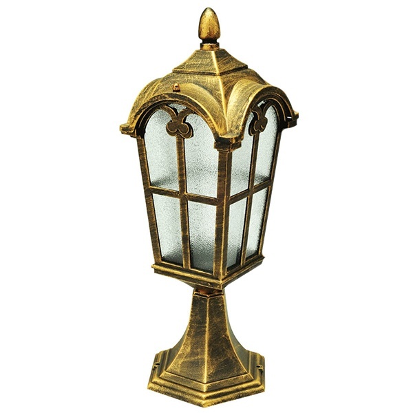 Светильник садово-парковый TDM Братья Гримм 100Вт, стойка, шагрень/бронза, Е27,