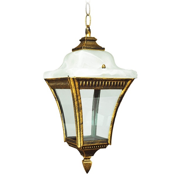 Светильник садово-парковый TDM Глазурь 60Вт, подвес, прозрачное/бронза, Е27,