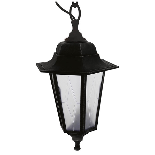 Светильник садово-парковый TDM НСУ 06-60-001 шестигранник, подвес, пластик, черный