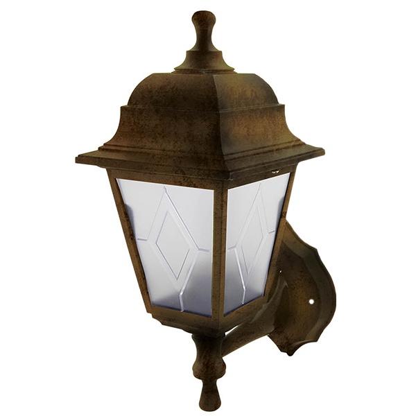 Светильник садово-парковый TDM НБУ 04-60-001 четырехгранник настенный пластик бронза