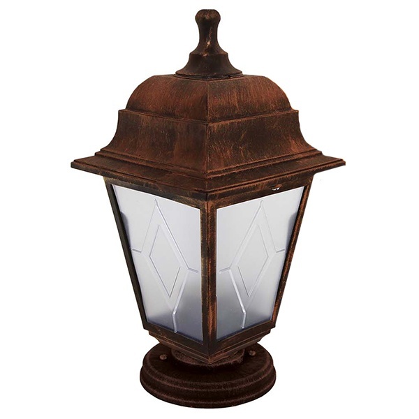 Светильник садово-парковый TDM НТУ 04-60-001 четырехгранник, напольный, пластик, медь
